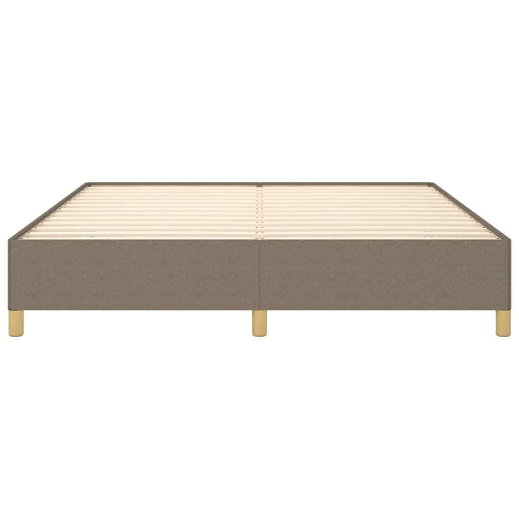 Boxspring bed stof taupe 180x200 cm is nu te koop bij PeponiXL, paradijselijk wonen!