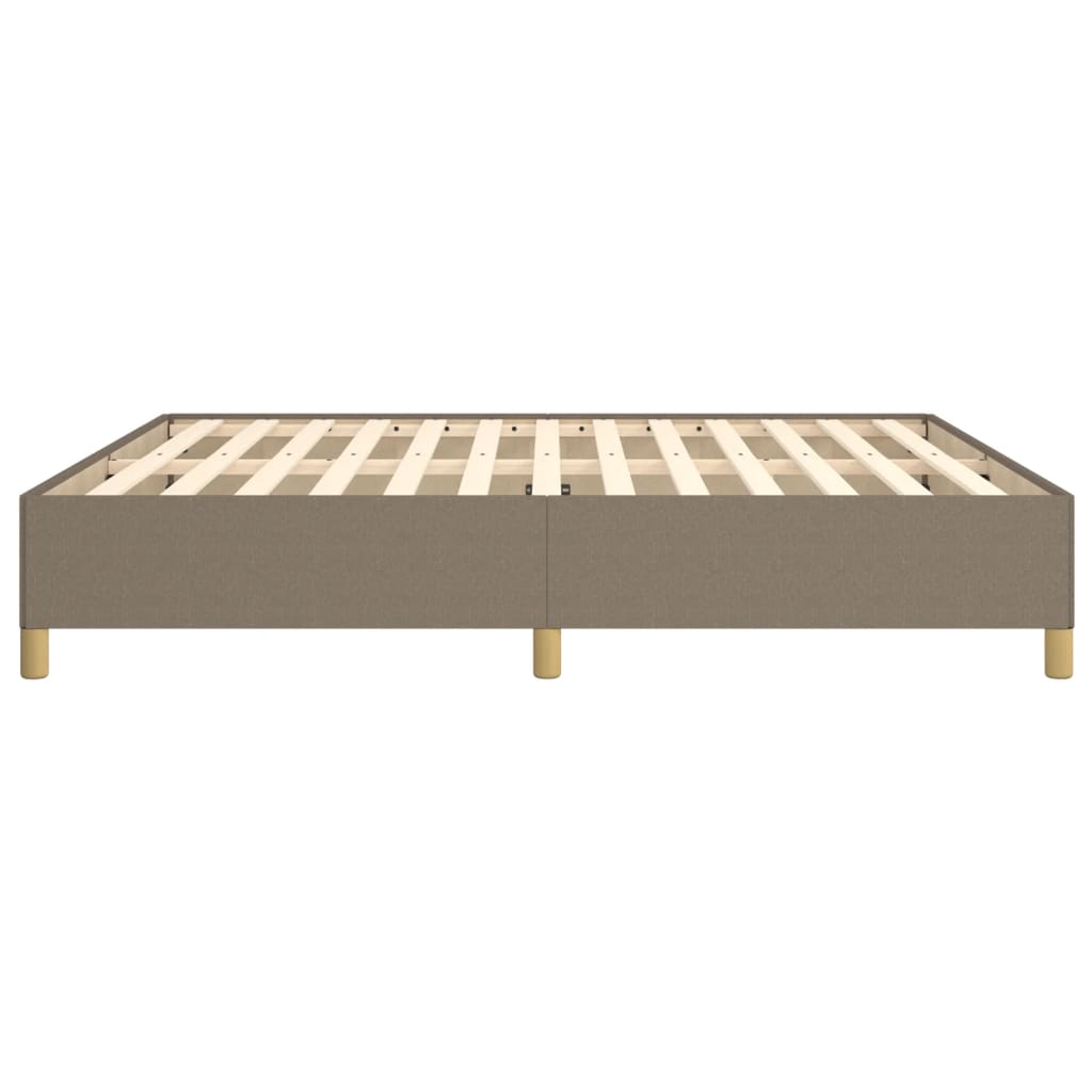 Boxspring bed stof taupe 180x200 cm is nu te koop bij PeponiXL, paradijselijk wonen!