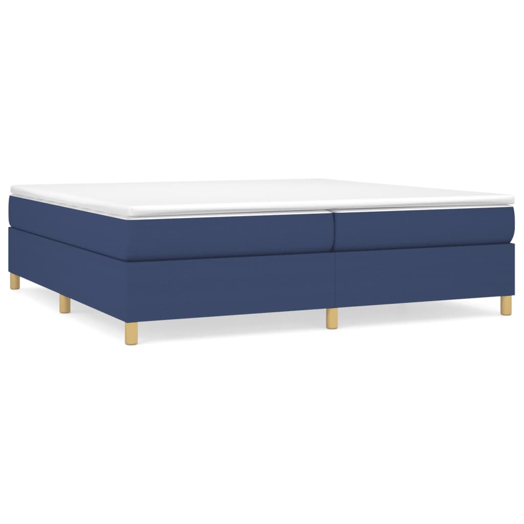 Boxspring bed stof blauw 200x200 cm is nu te koop bij PeponiXL, paradijselijk wonen!
