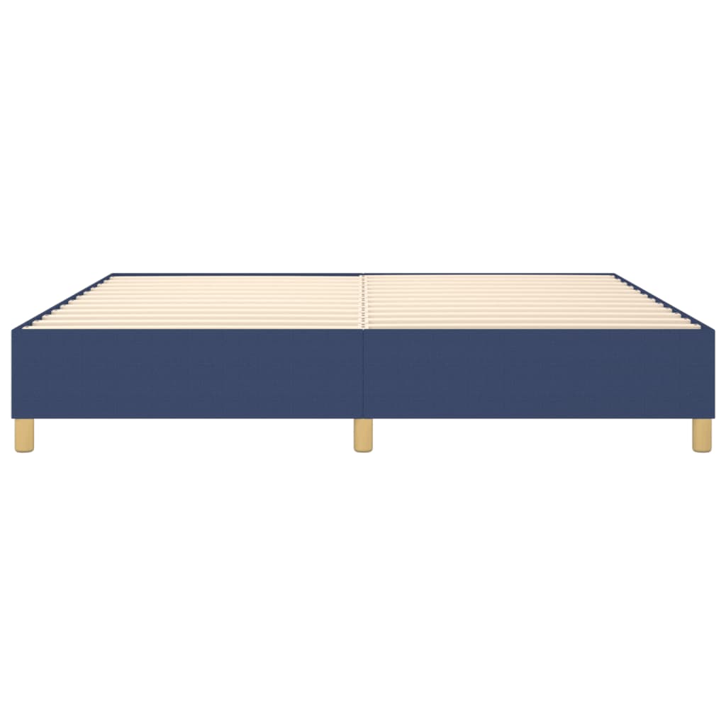 Boxspring bed stof blauw 200x200 cm is nu te koop bij PeponiXL, paradijselijk wonen!