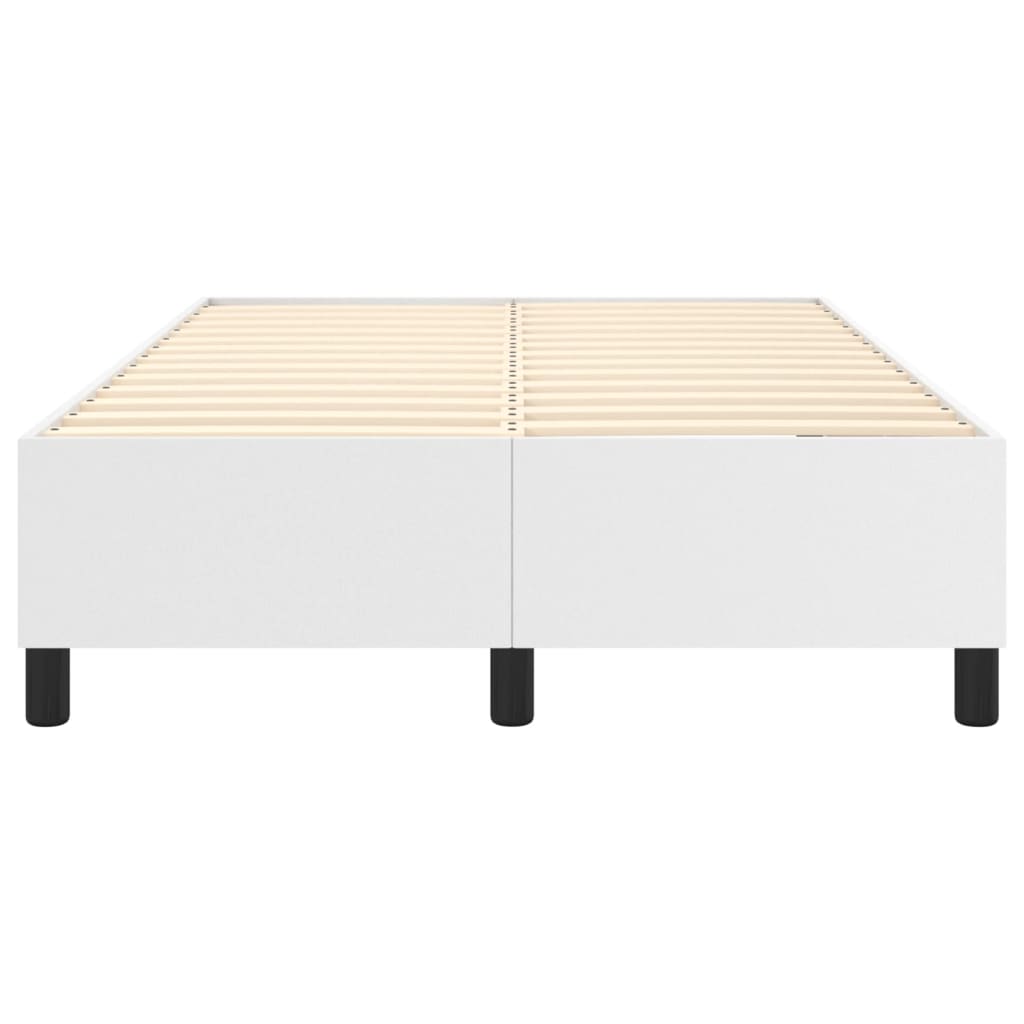 Boxspring bed kunstleer wit 120x200 cm is nu te koop bij PeponiXL, paradijselijk wonen!