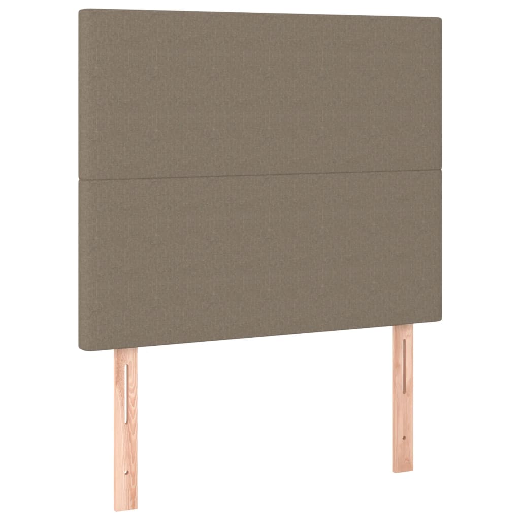 Hoofdbord taupe 80x5x118/128 cm Stof is nu te koop bij PeponiXL, paradijselijk wonen!