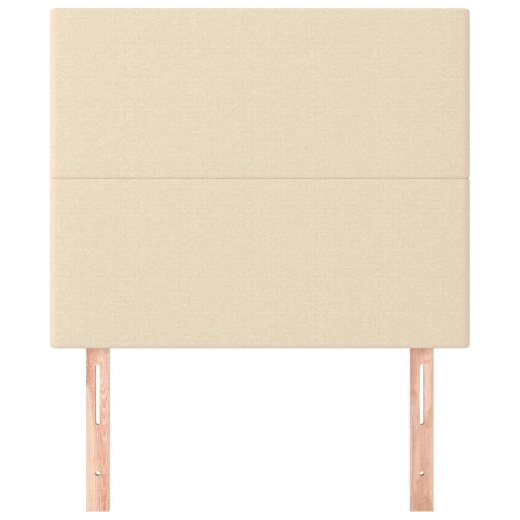 Hoofdbord crème 100x5x118/128 cm stof is nu te koop bij PeponiXL, paradijselijk wonen!