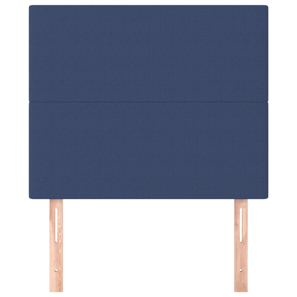 Hoofdbord blauw 100x5x118/128 cm stof is nu te koop bij PeponiXL, paradijselijk wonen!