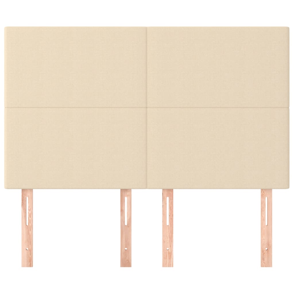 Hoofdbord crème 144x5x118/128 cm stof is nu te koop bij PeponiXL, paradijselijk wonen!