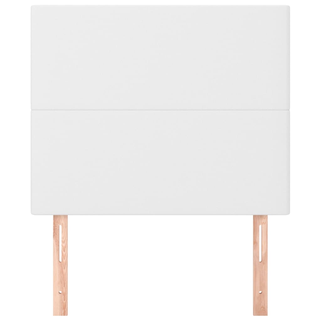 Hoofdbord wit 80x5x118/128 cm kunstleer is nu te koop bij PeponiXL, paradijselijk wonen!