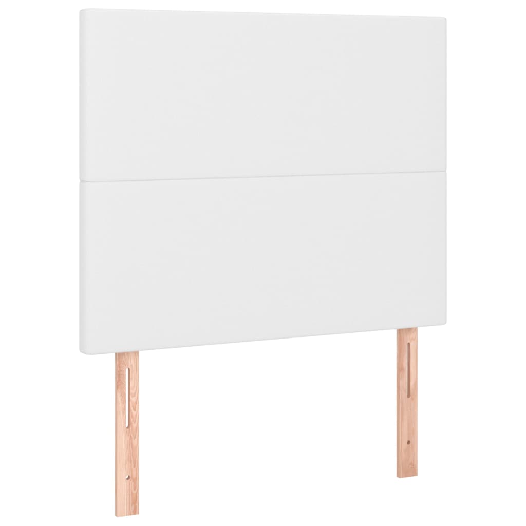 Hoofdbord wit 90x5x118/128 cm kunstleer is nu te koop bij PeponiXL, paradijselijk wonen!