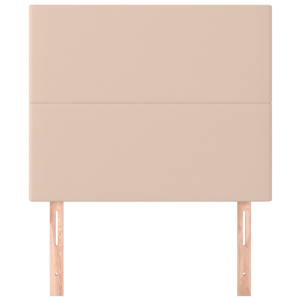 Hoofdbord cappuccino 90x5x118/128 cm Kunstleer is nu te koop bij PeponiXL, paradijselijk wonen!