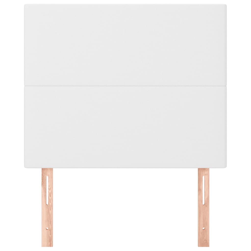 Hoofdbord wit 100x5x118/128 cm kunstleer is nu te koop bij PeponiXL, paradijselijk wonen!