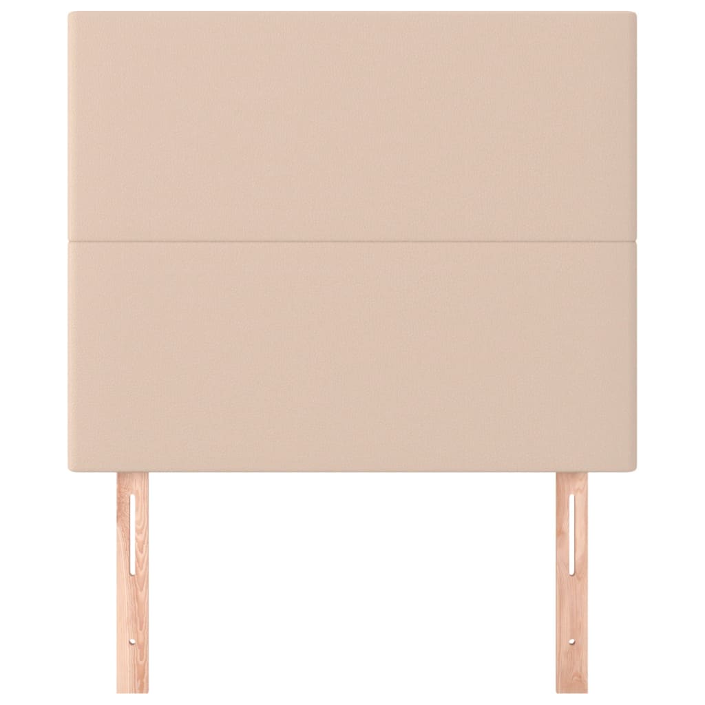 Hoofdbord cappuccino 100x5x118/128 cm Kunstleer is nu te koop bij PeponiXL, paradijselijk wonen!