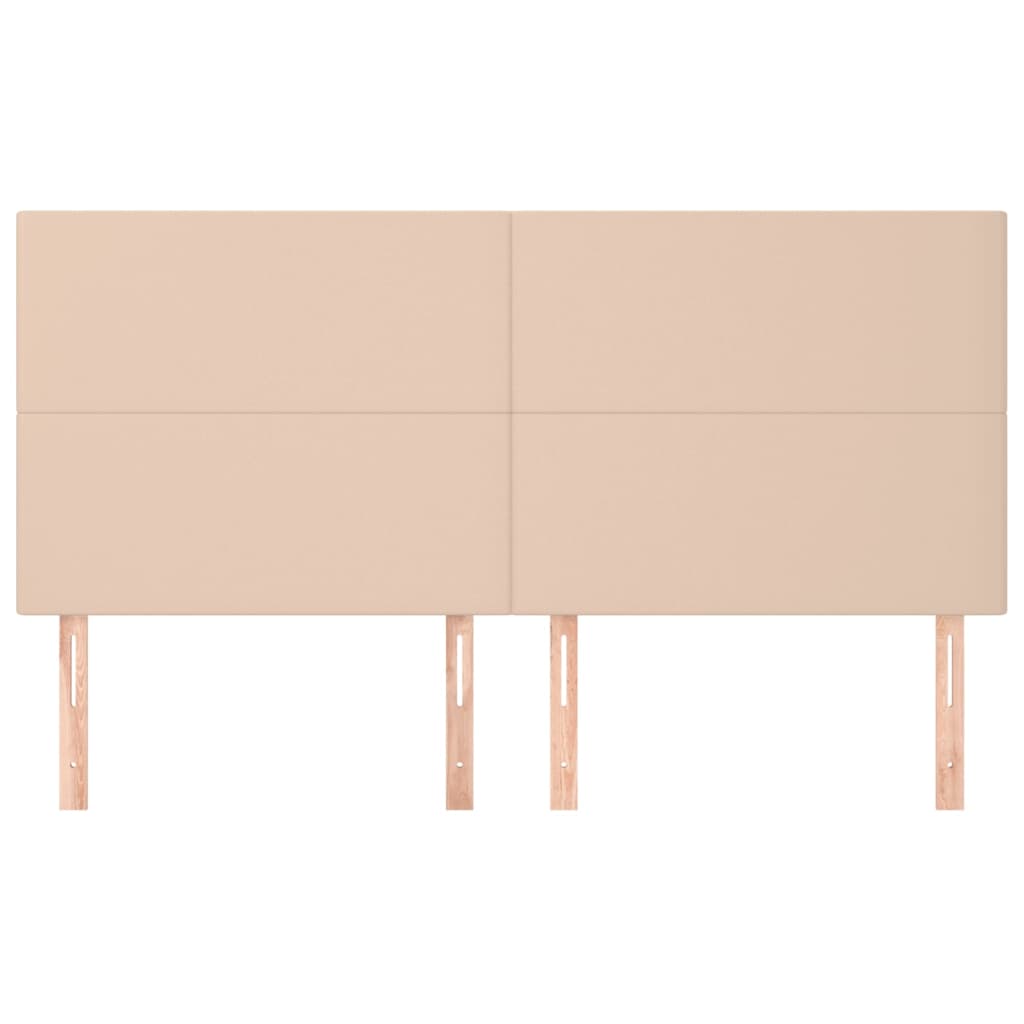 Hoofdbord cappuccino 180x5x118/128 cm Kunstleer is nu te koop bij PeponiXL, paradijselijk wonen!