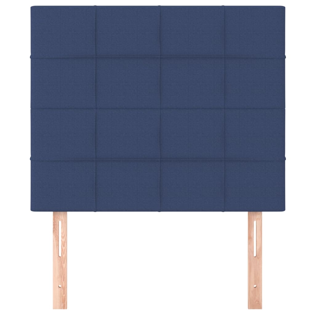Hoofdbord blauw 100x5x118/128 cm stof is nu te koop bij PeponiXL, paradijselijk wonen!