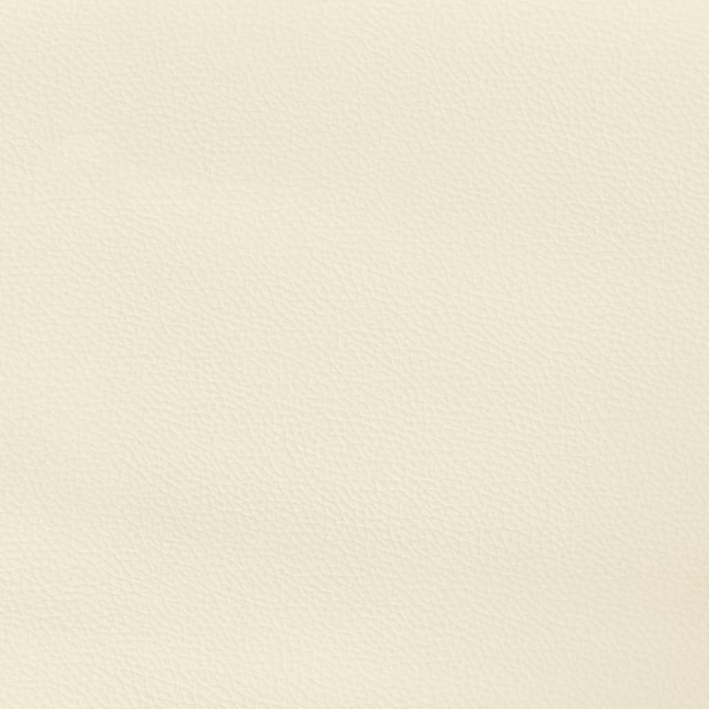 Hoofdbord crème 90x5x118/128 cm kunstleer is nu te koop bij PeponiXL, paradijselijk wonen!