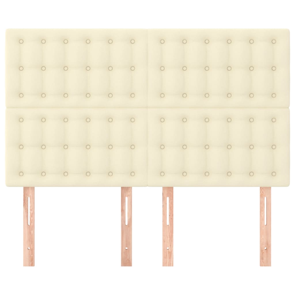 Hoofdbord crème 144x5x118/128 cm kunstleer is nu te koop bij PeponiXL, paradijselijk wonen!