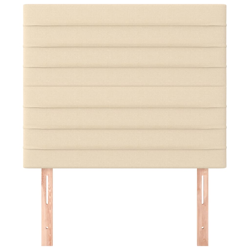 Hoofdbord crème 80x5x118/128 cm stof is nu te koop bij PeponiXL, paradijselijk wonen!