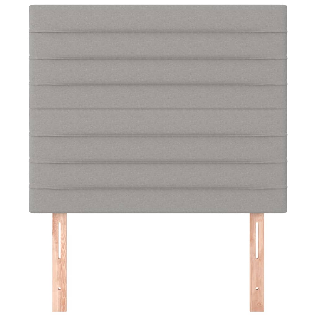 Hoofdbord lichtgrijs 90x5x118/128 cm stof is nu te koop bij PeponiXL, paradijselijk wonen!