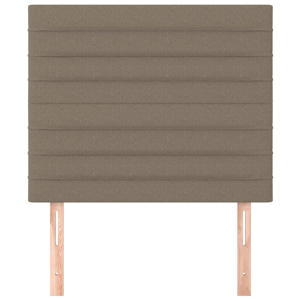 Hoofdbord taupe 90x5x118/128 cm Stof is nu te koop bij PeponiXL, paradijselijk wonen!