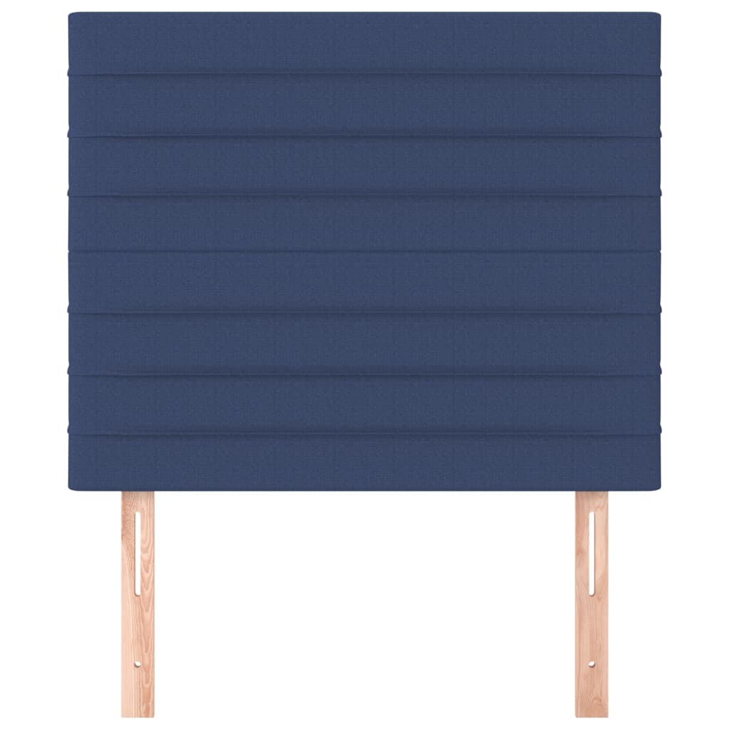 Hoofdbord blauw 100x5x118/128 cm stof is nu te koop bij PeponiXL, paradijselijk wonen!