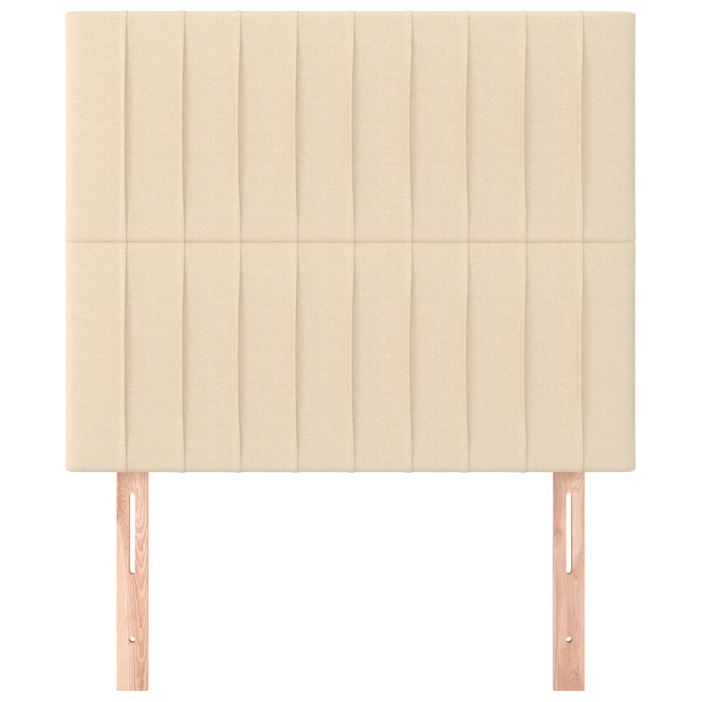 Hoofdbord crème 90x5x118/128 cm stof is nu te koop bij PeponiXL, paradijselijk wonen!