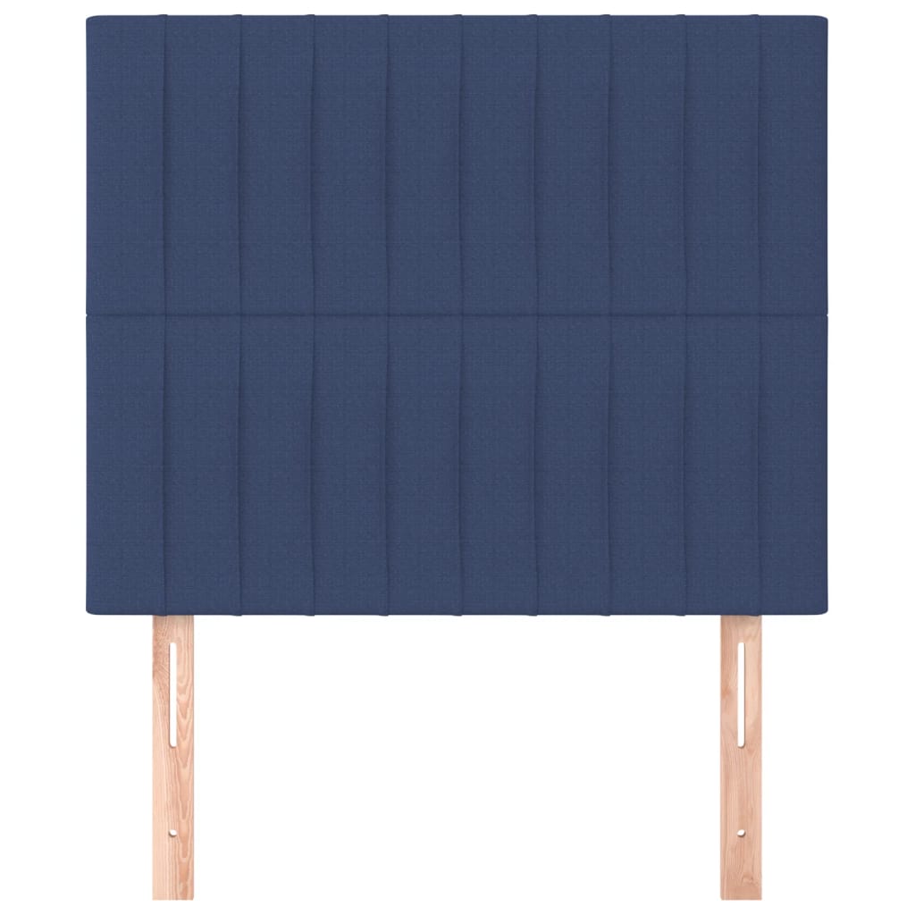 Hoofdbord blauw 100x5x118/128 cm stof is nu te koop bij PeponiXL, paradijselijk wonen!