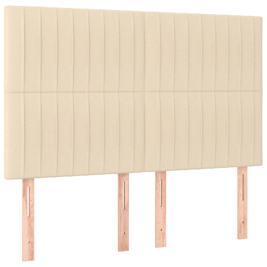 Hoofdbord crème 144x5x118/128 cm stof is nu te koop bij PeponiXL, paradijselijk wonen!