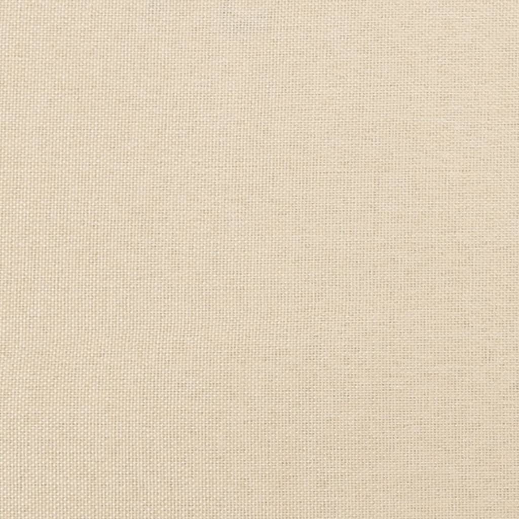 Hoofdbord crème 180x5x118/128 cm stof is nu te koop bij PeponiXL, paradijselijk wonen!