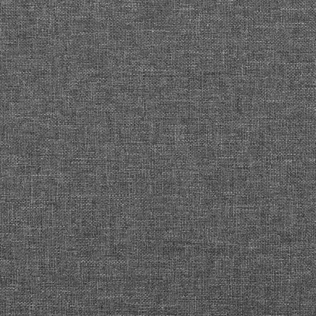 Hoofdbord donkergrijs 160x5x118/128 cm Stof is nu te koop bij PeponiXL, paradijselijk wonen!