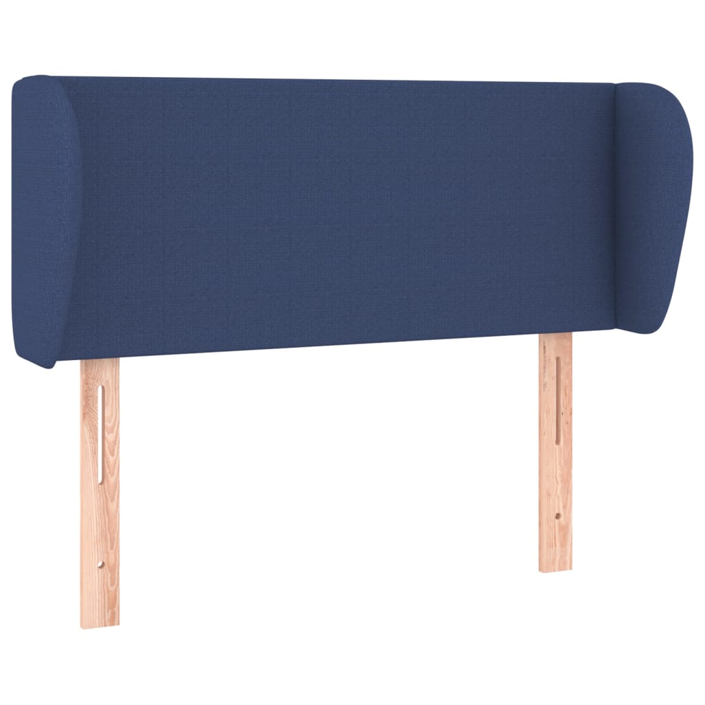 Hoofdbord met randen 93x23x78/88 cm stof blauw is nu te koop bij PeponiXL, paradijselijk wonen!