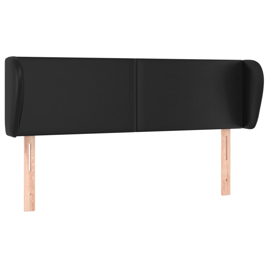 Hoofdbord met randen 147x23x78/88 cm kunstleer grijs is nu te koop bij PeponiXL, paradijselijk wonen!