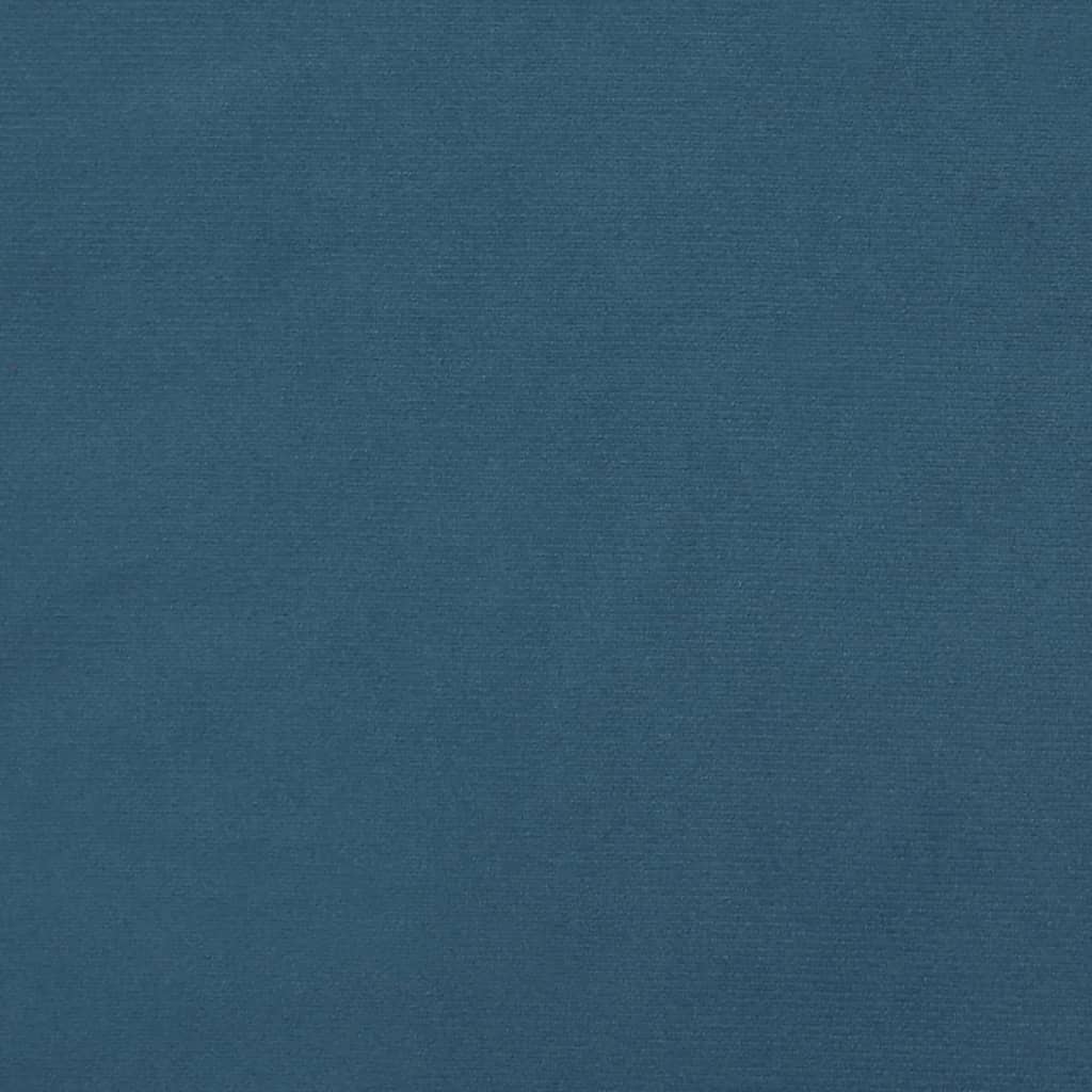 Hoofdbord met randen 203x23x78/88 cm fluweel donkerblauw is nu te koop bij PeponiXL, paradijselijk wonen!