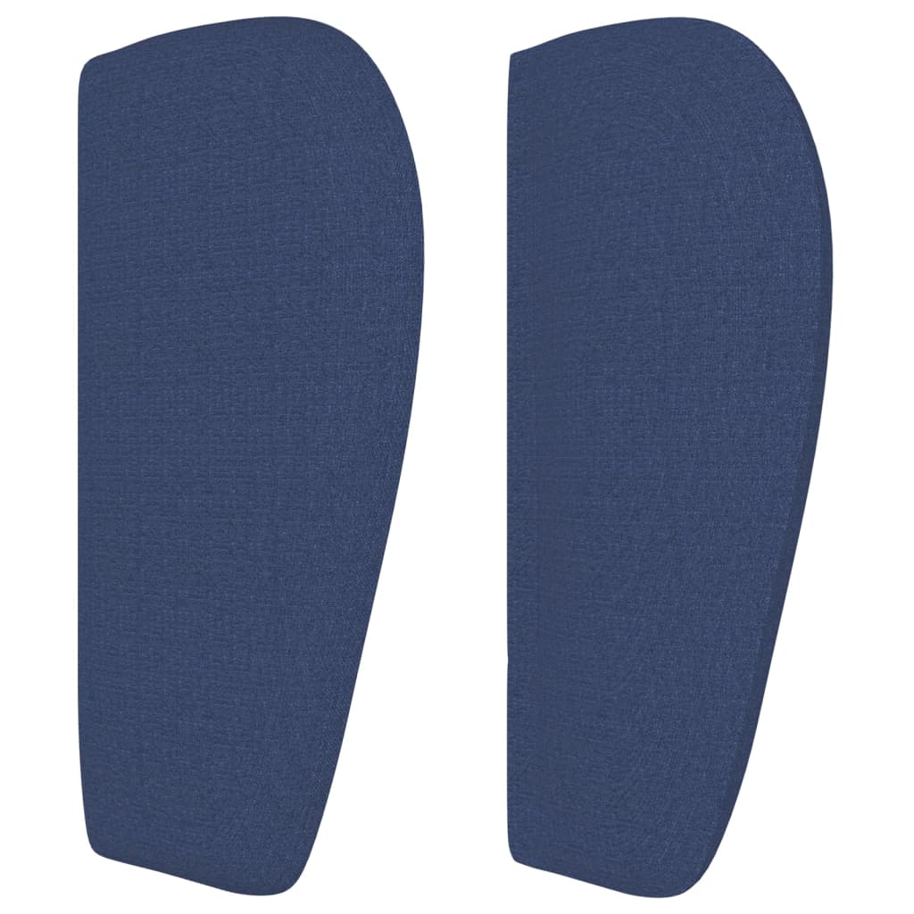 Hoofdbord met randen 93x23x78/88 cm stof blauw is nu te koop bij PeponiXL, paradijselijk wonen!