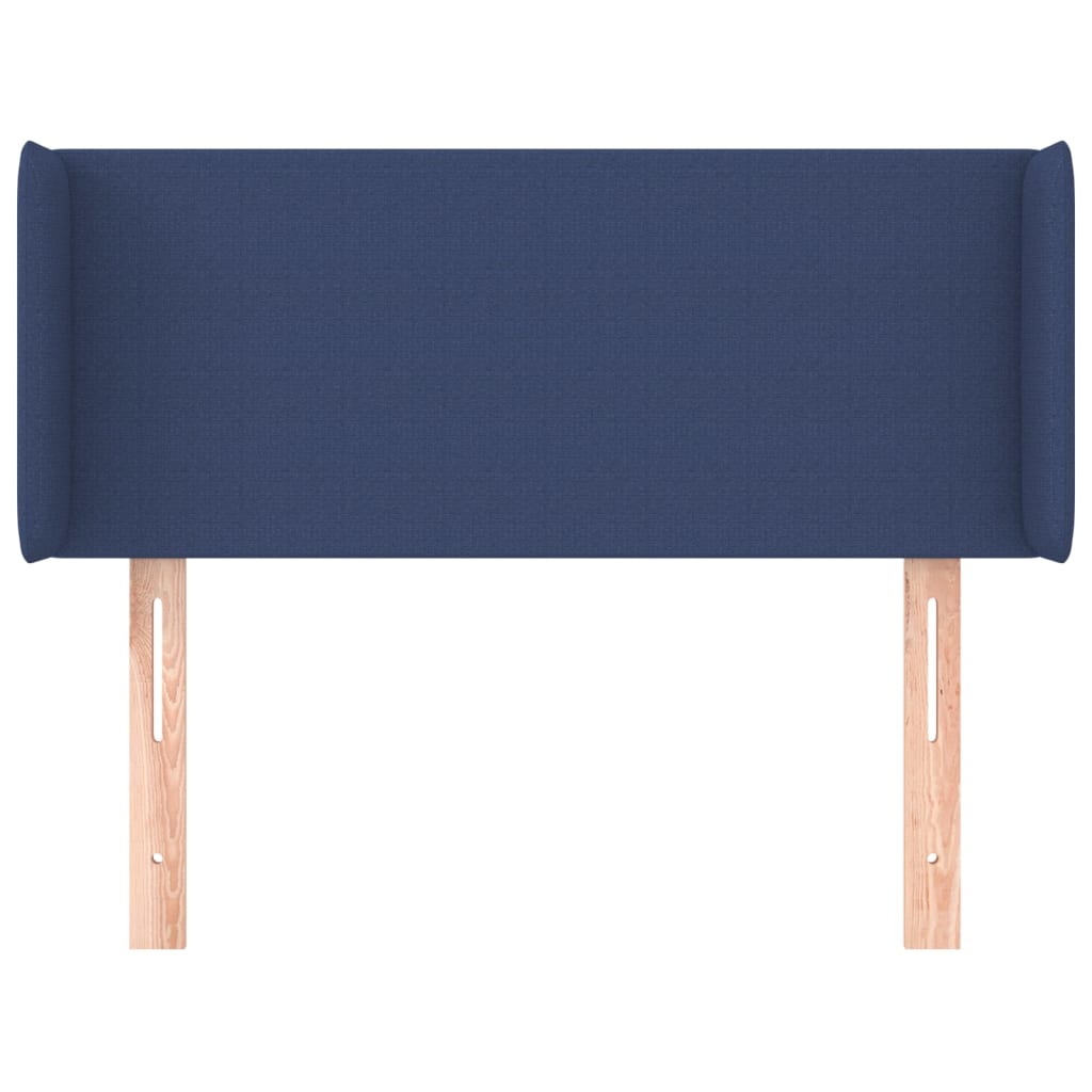 Hoofdbord met randen 103x16x78/88 cm stof blauw is nu te koop bij PeponiXL, paradijselijk wonen!