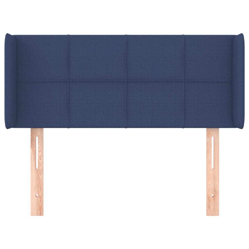 Hoofdbord met randen 83x16x78/88 cm stof blauw is nu te koop bij PeponiXL, paradijselijk wonen!