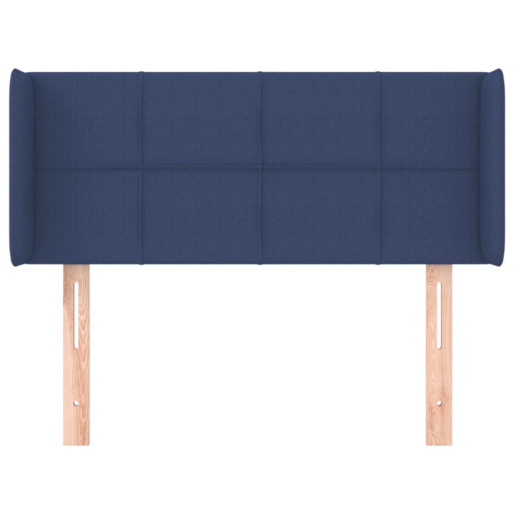 Hoofdbord met randen 103x16x78/88 cm stof blauw is nu te koop bij PeponiXL, paradijselijk wonen!