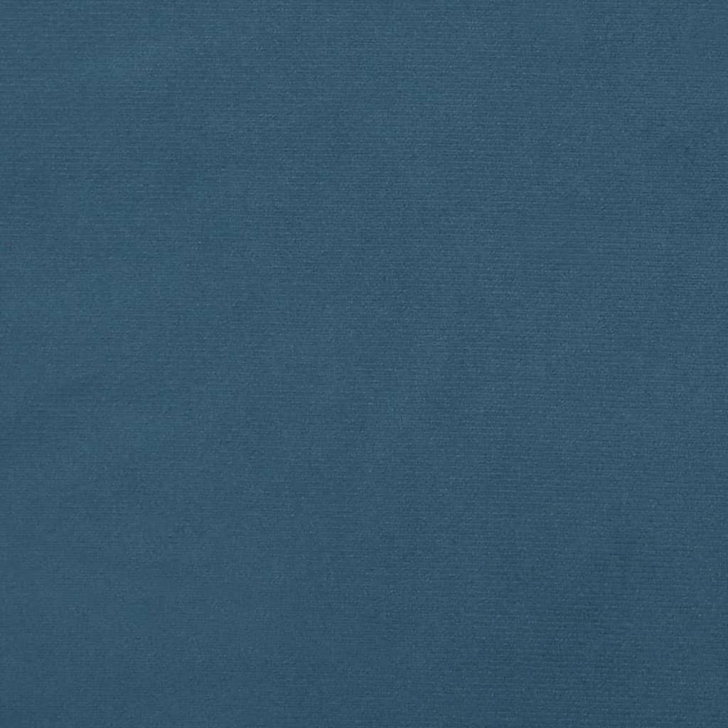 Hoofdbord met randen 183x16x78/88 cm fluweel donkerblauw is nu te koop bij PeponiXL, paradijselijk wonen!