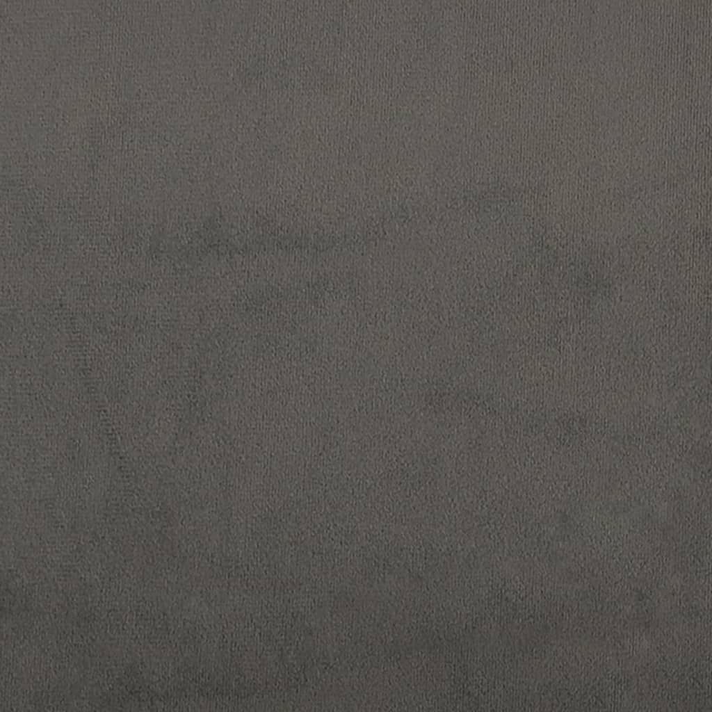Hoofdbord met randen 83x16x78/88 cm fluweel donkergrijs is nu te koop bij PeponiXL, paradijselijk wonen!