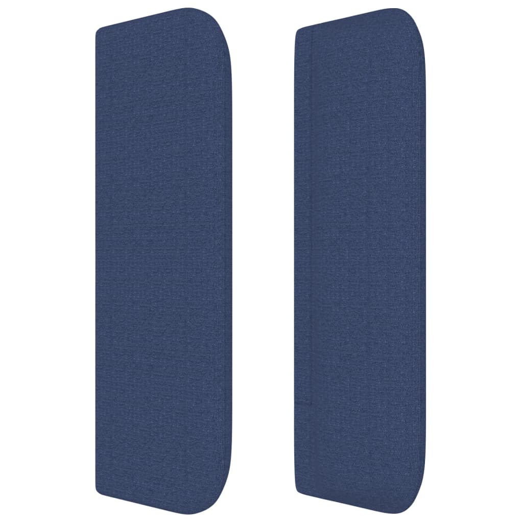 Hoofdbord met randen 103x16x78/88 cm stof blauw is nu te koop bij PeponiXL, paradijselijk wonen!
