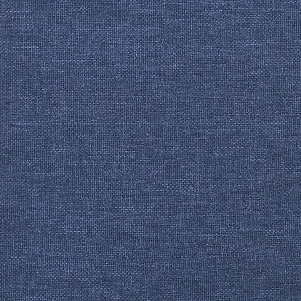 Hoofdbord met randen 183x16x118/128 cm stof blauw is nu te koop bij PeponiXL, paradijselijk wonen!