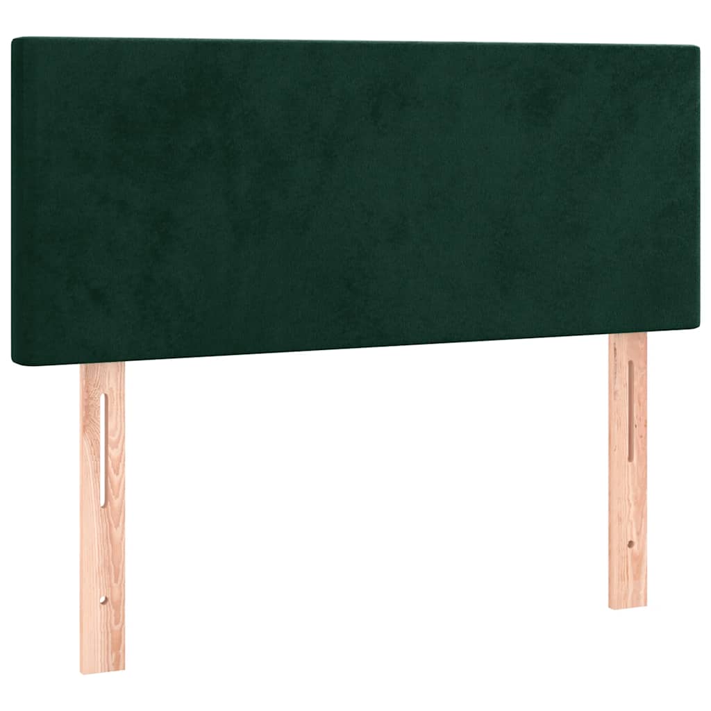 Hoofdbord LED 80x5x78/88 cm fluweel donkergroen is nu te koop bij PeponiXL, paradijselijk wonen!