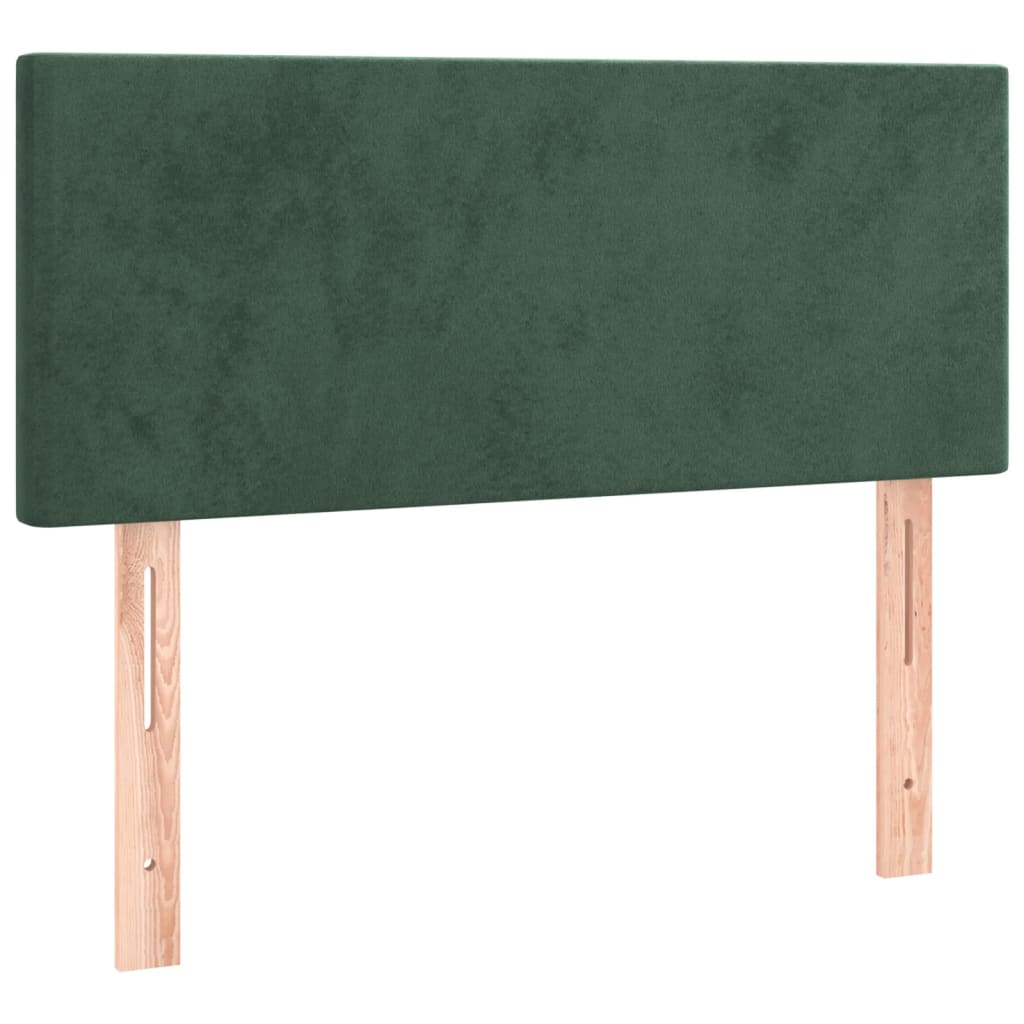 Hoofdbord LED 100x5x78/88 cm fluweel donkergroen is nu te koop bij PeponiXL, paradijselijk wonen!