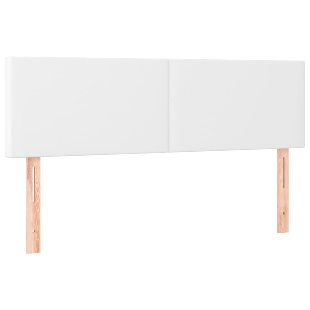 Hoofdbord LED 144x5x78/88 cm kunstleer wit is nu te koop bij PeponiXL, paradijselijk wonen!