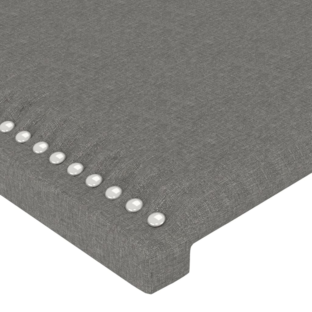 Hoofdbord LED 80x5x78/88 cm stof donkergrijs is nu te koop bij PeponiXL, paradijselijk wonen!