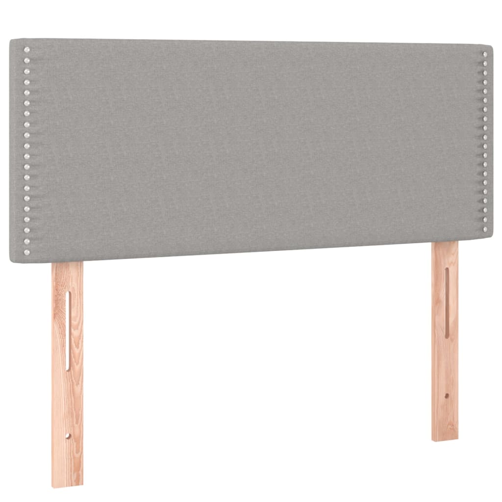 Hoofdbord LED 90x5x78/88 cm stof lichtgrijs is nu te koop bij PeponiXL, paradijselijk wonen!