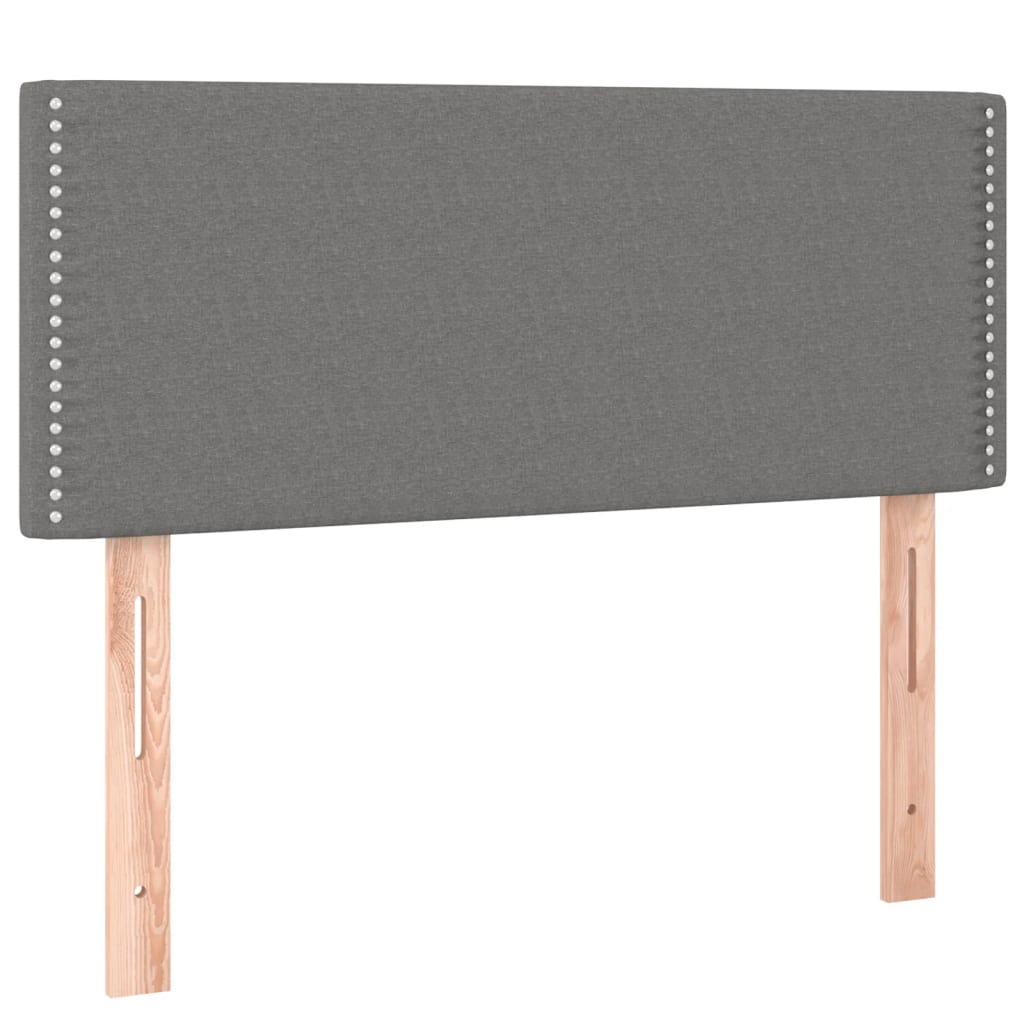 Hoofdbord LED 100x5x78/88 cm stof donkergrijs is nu te koop bij PeponiXL, paradijselijk wonen!