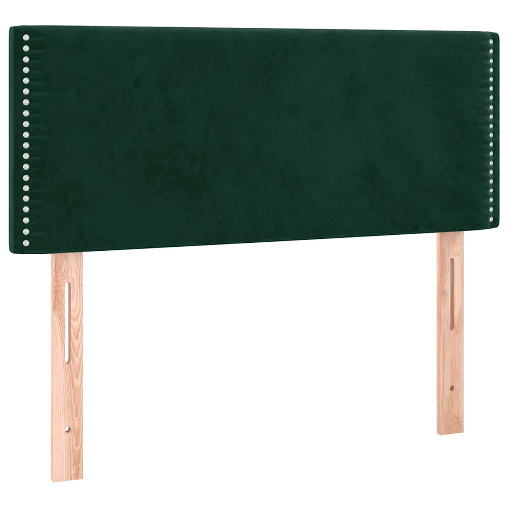 Hoofdbord LED 80x5x78/88 cm fluweel donkergroen is nu te koop bij PeponiXL, paradijselijk wonen!