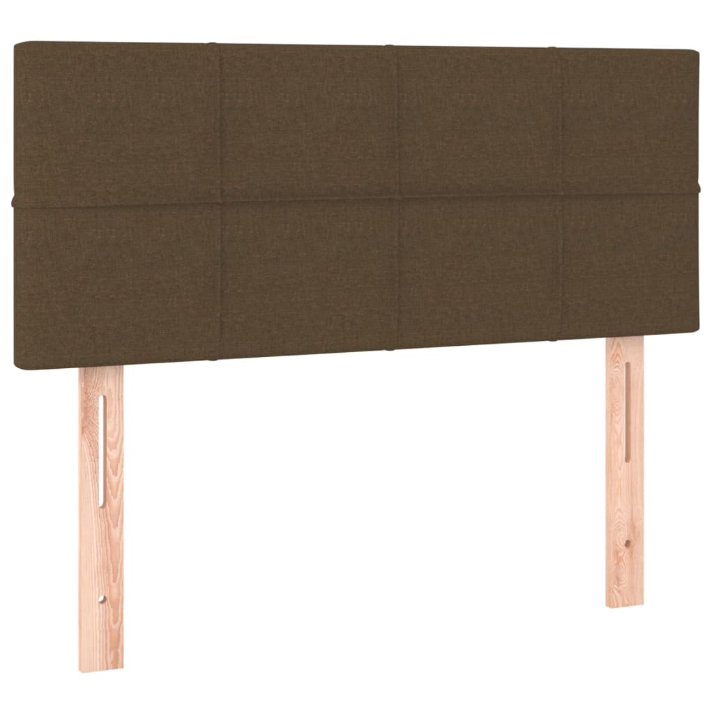 Hoofdbord LED 90x5x78/88 cm stof donkerbruin is nu te koop bij PeponiXL, paradijselijk wonen!