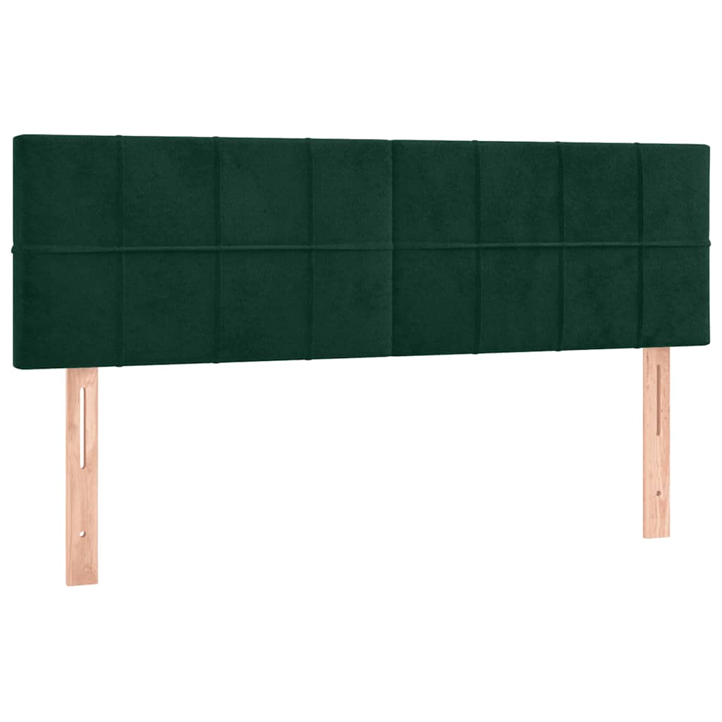 Hoofdbord LED 144x5x78/88 cm fluweel donkergroen is nu te koop bij PeponiXL, paradijselijk wonen!