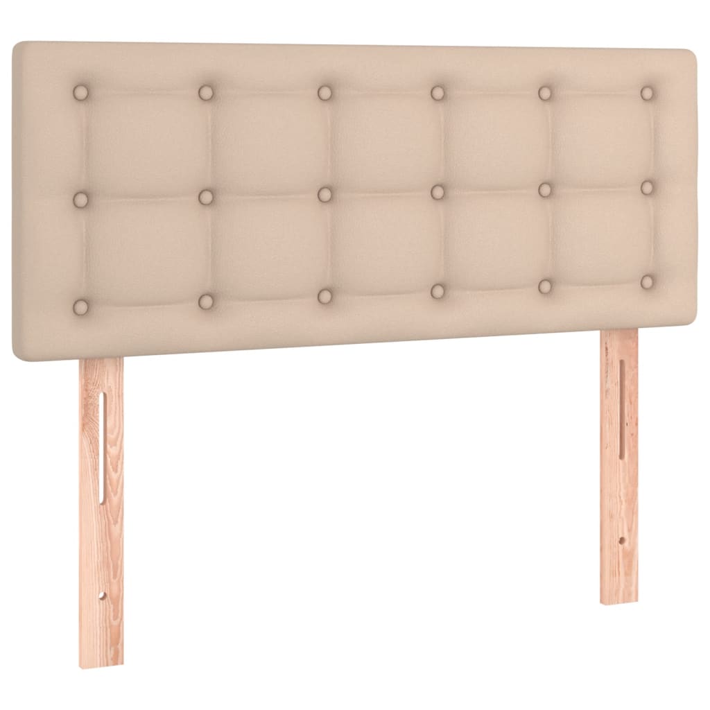 Hoofdbord LED 90x5x78/88 cm kunstleer cappuccinokleurig is nu te koop bij PeponiXL, paradijselijk wonen!