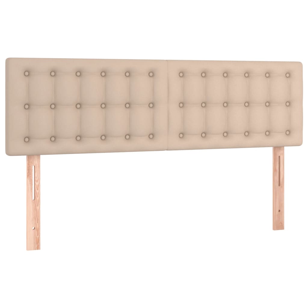 Hoofdbord LED 144x5x78/88 cm kunstleer cappuccinokleurig is nu te koop bij PeponiXL, paradijselijk wonen!