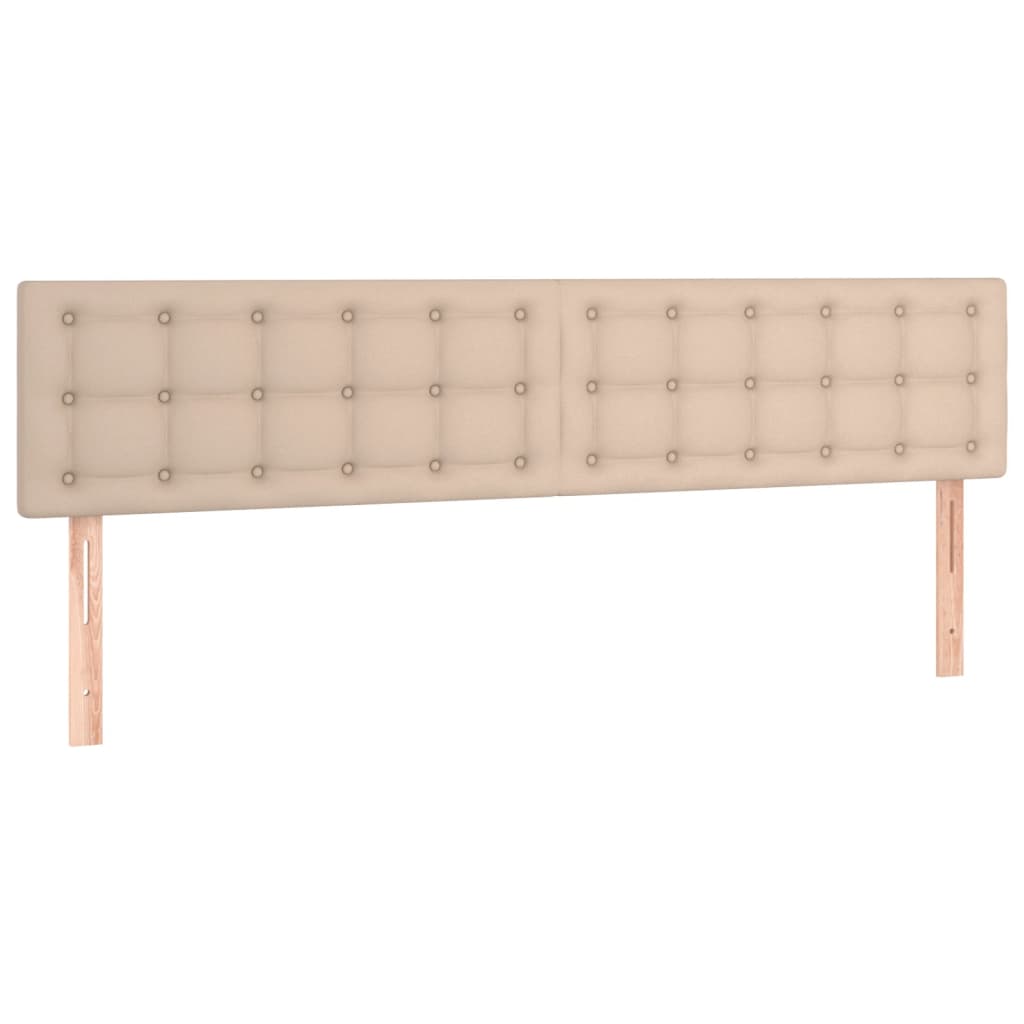 Hoofdbord LED 180x5x78/88 cm kunstleer cappuccinokleurig is nu te koop bij PeponiXL, paradijselijk wonen!